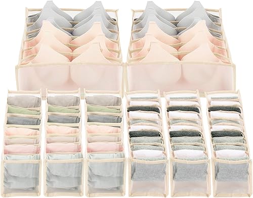 Conjunto de organizador de cajones para ropa interior