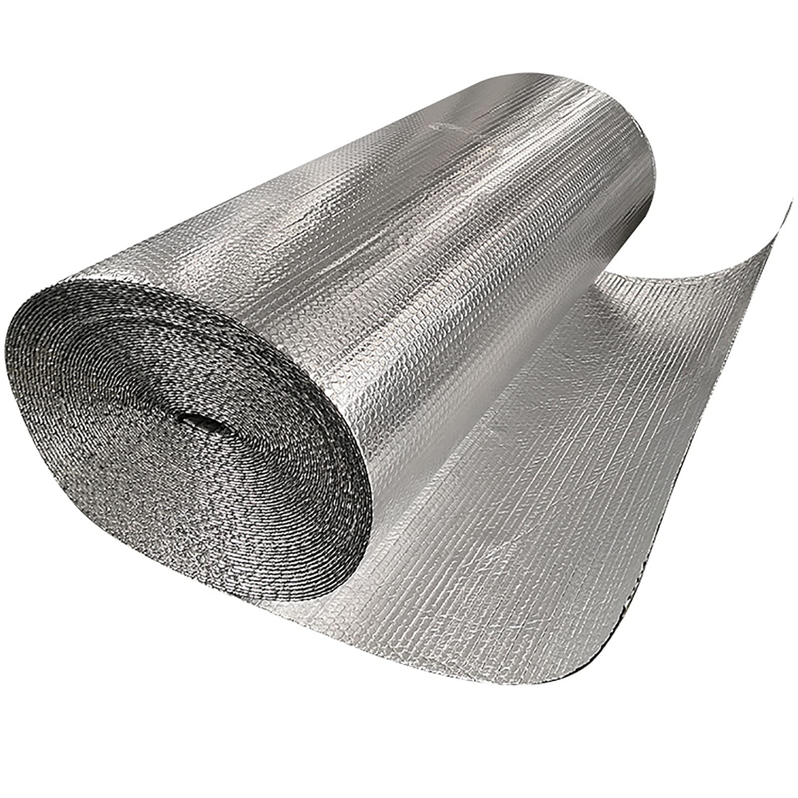 Aislamiento Térmico Rollo Aislante Doble Cara Termico Aluminio Reflexivo multicapa Aislante Térmico De Aluminio Áticos Aislamiento Termico Aluminio Reflexivo Multicapa De Burbujas De Aire (Size:1*30M)