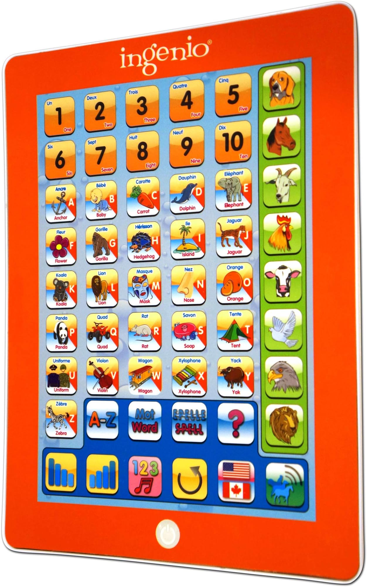 Ingenio Smart Play Pad (English and French), Multi, Model:59213
