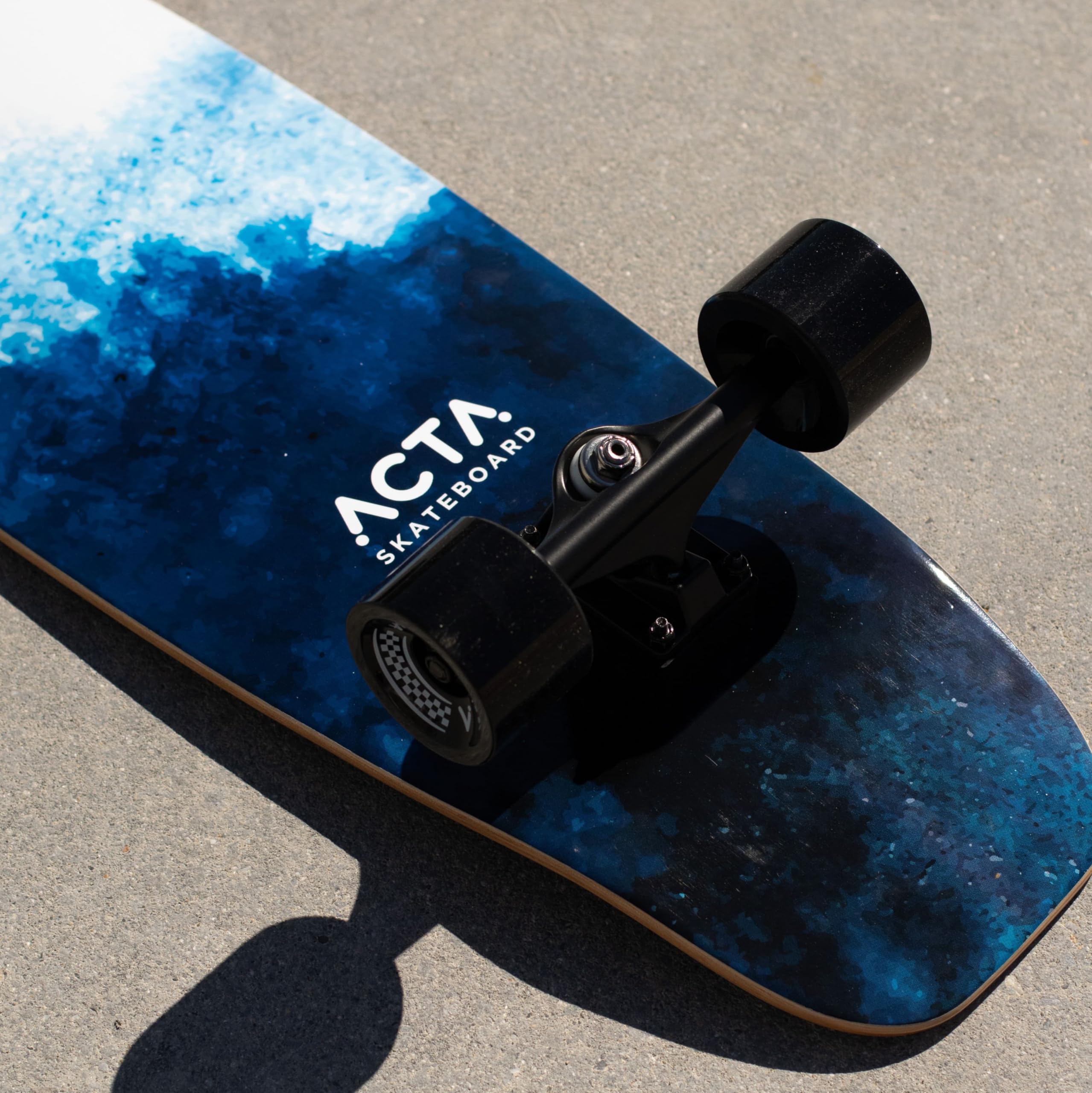 ACTA Surfskate Foam V2 31" - Ocean - Tabla de Surf de Arce de 7 Pliegues, Ideal para Principiantes e intermedios, para pumptrack, Cruising y Carving Urbano