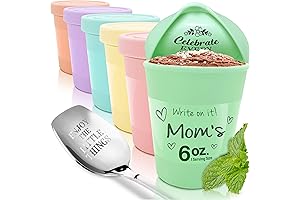 Portion Control Ice Cream Containers for Dippin Dots-Inspired Homemade Ice Cream