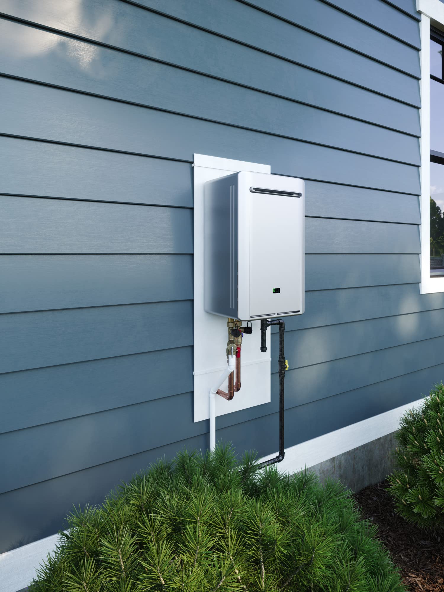 Rinnai REP199eN Smart-Circ Non-Condensing Natural Gas Tankless Water Heater  with Built-In Recirculation Pump, Up to 7.9 GPM, Outdoor Installation,  199,000 BTU - Amazon.com