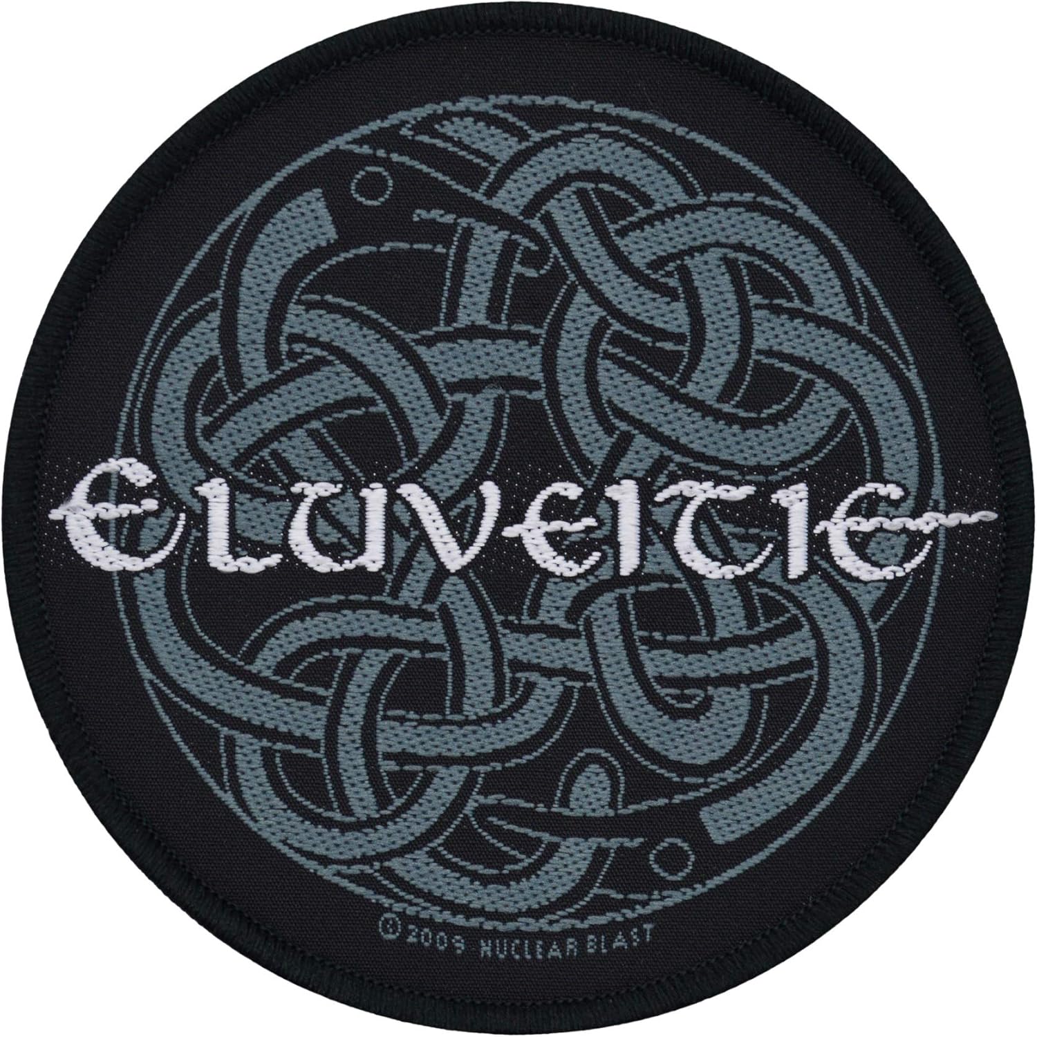 Eluveitie Celtic Knot - Woven Sew On Patch 3.75 Round