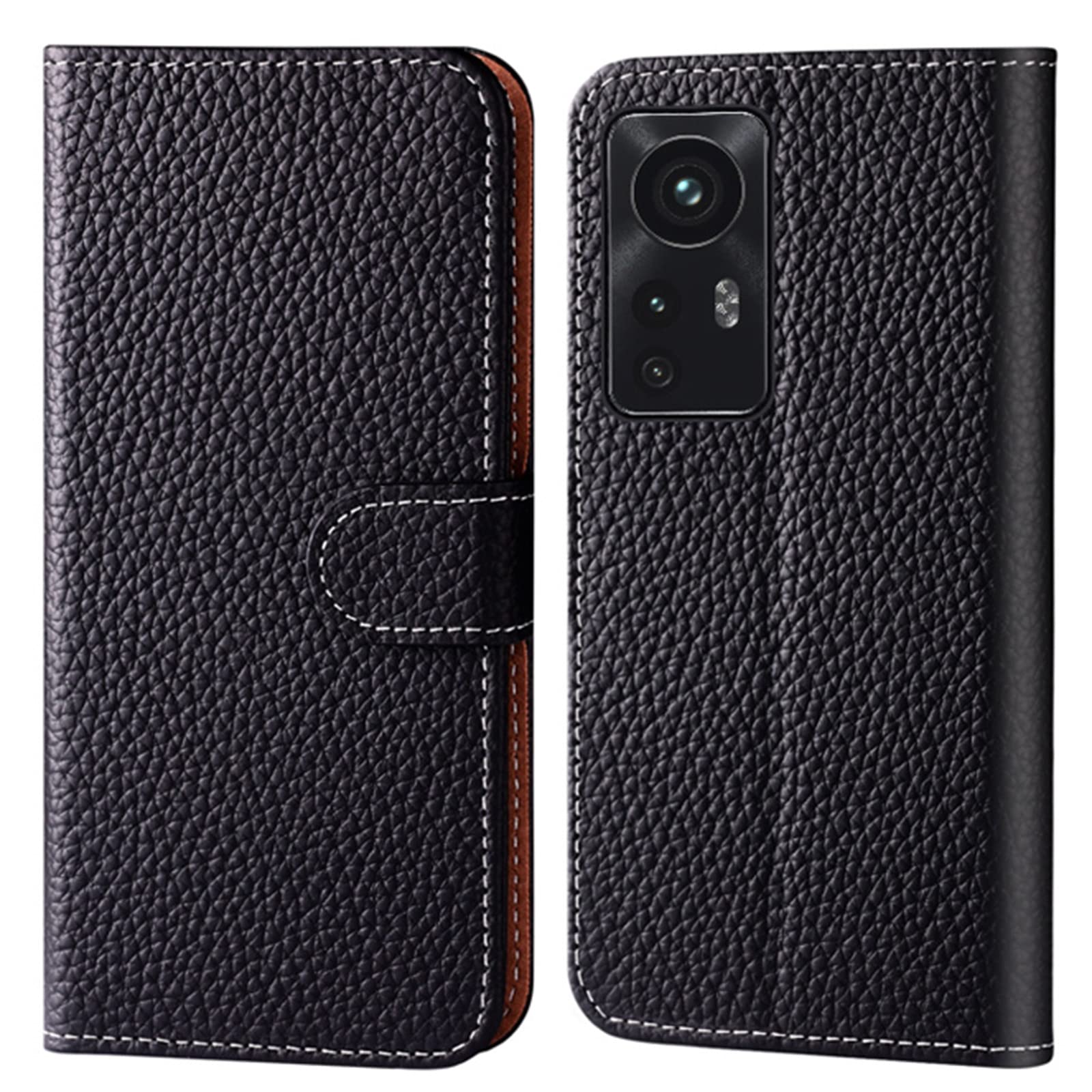 BRAND SET Flip Cover per Xiaomi Redmi Note 12 Pro 5G, Custodia Pelle PU Magnetica Libro [Funzione Stand] [Slot Cart] Antiurto Custodia Portafoglio Per Xiaomi Redmi Note 12 Pro 5G-Cielo Blu