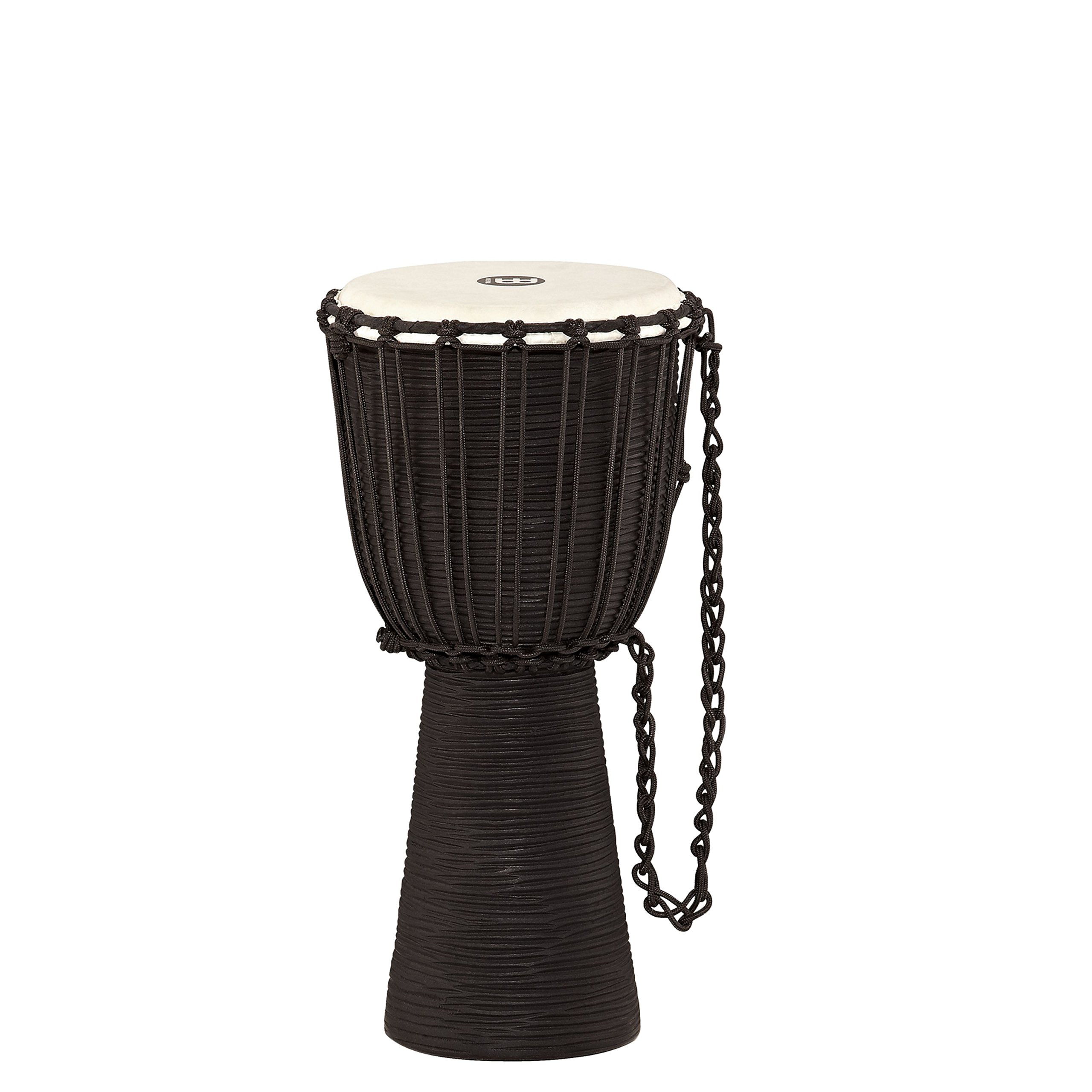 Meinl Percussion Djembe with Mahogany Wood - NOT Made in CHINA - 10-Inch Medium Size Rope Tuned Natural Head, 2-Year Warranty