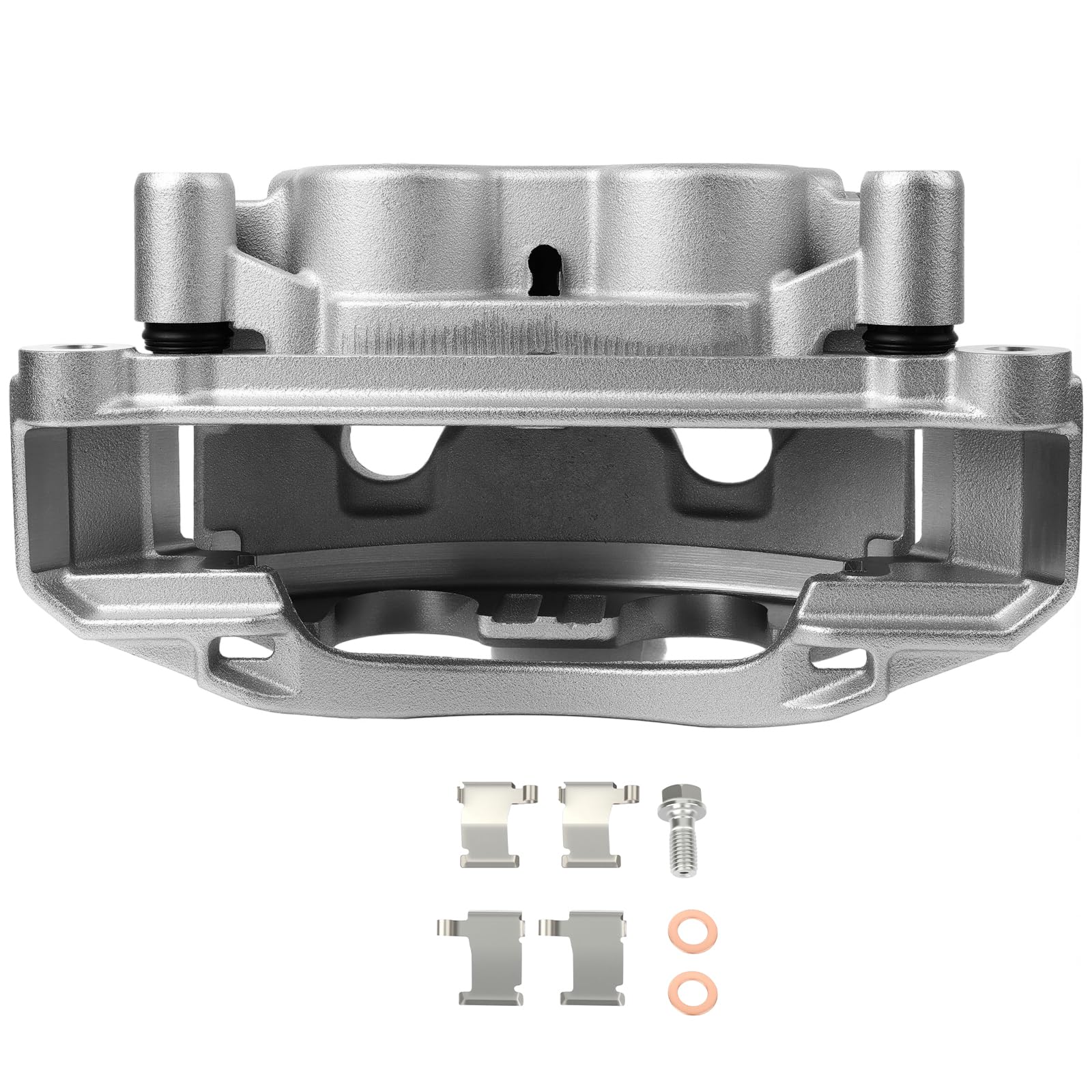 SCITOO Front Left Brake Caliper With Bracket 18B5303 Fit For Chevy Silverado 2500 HD/Silverado 3500 HD, For Chevy Suburban 3500 HD 16-17 For GMC Sierra 2500 HD 11-17 For GMC Sierra 3500 HD 11-17