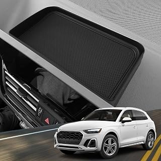 Compatible with Audi Q5 Dash Organizer Behind Screen Organizer Audi Dashboard Tray Audi Q5 Dash Storage Tray for Audi Q5 Accessories Dashboard Organizer Dash Behind Screen 2021 2022 2023 2024 2025