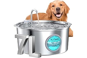 Rest Assured: Premium 1.8 Gallon Dog Fountain - The Hygienic Dog Pool...
