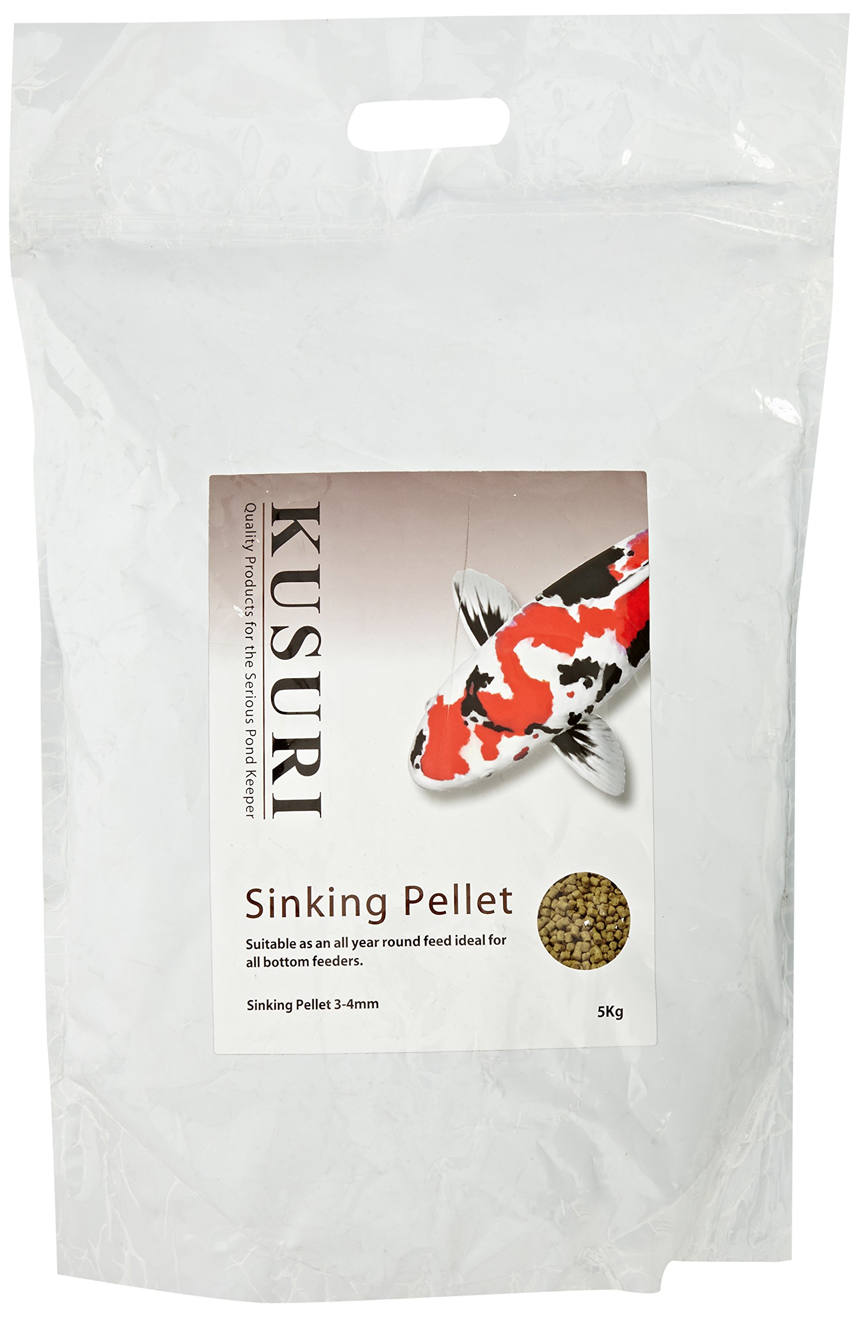 Kusuri Koi Food Sinking Pellet Refill Pouch, 5 kg