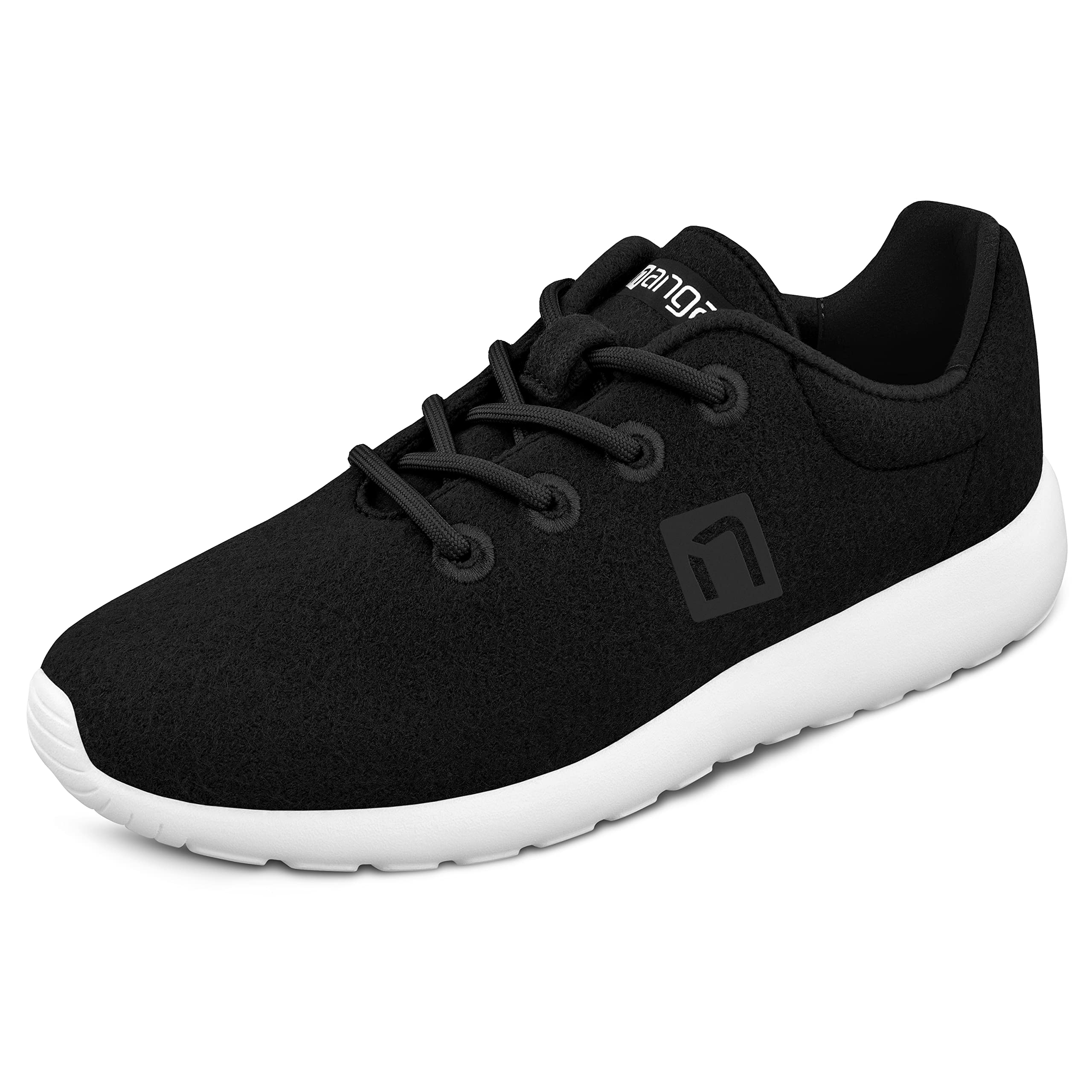 Nanga Men Wool Sneaker Herren Schwarz, Black, 9.5 UK