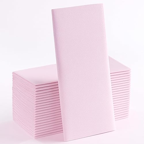 Miniatura 28 de 50 toallas de mano desechables para baño, toallas de papel para invitados, servilletas blancas para cena, servilletas de lino para invitados