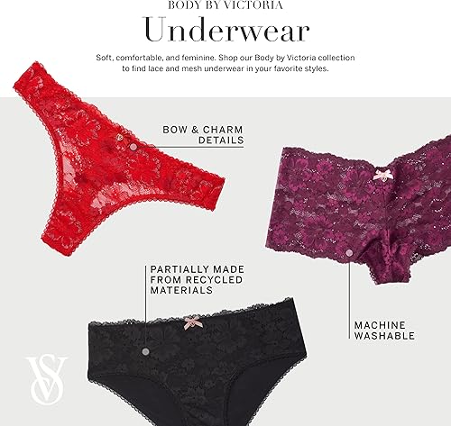 Miniatura 5 de Victoria's Secret Ropa interior de encaje Hiphugger, cuerpo de Victoria (XS-XXL)