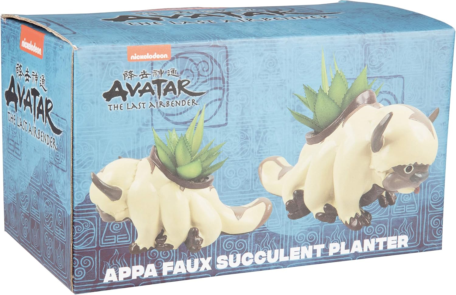 SCS Direct Avatar: The Last Airbender Appa Planter - Flying Bison Indoor Pot for Succulents, Fake or Real Plant - Officially Licensed - Collectible Gift for Women, Men, Adults & Fans of Avatar