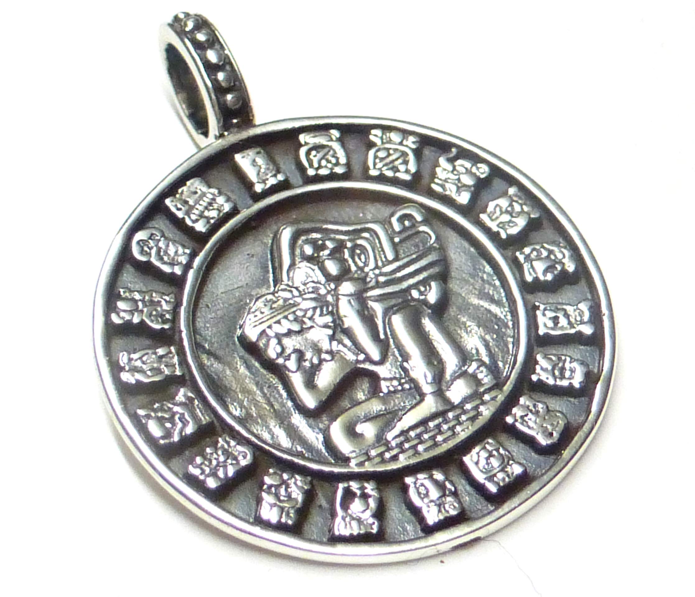 Silberschmuck Bg Silver Pendant Mayan Symbols Sterling Silver Unisex |  Desertcart Seychelles, image size:2235x1920
