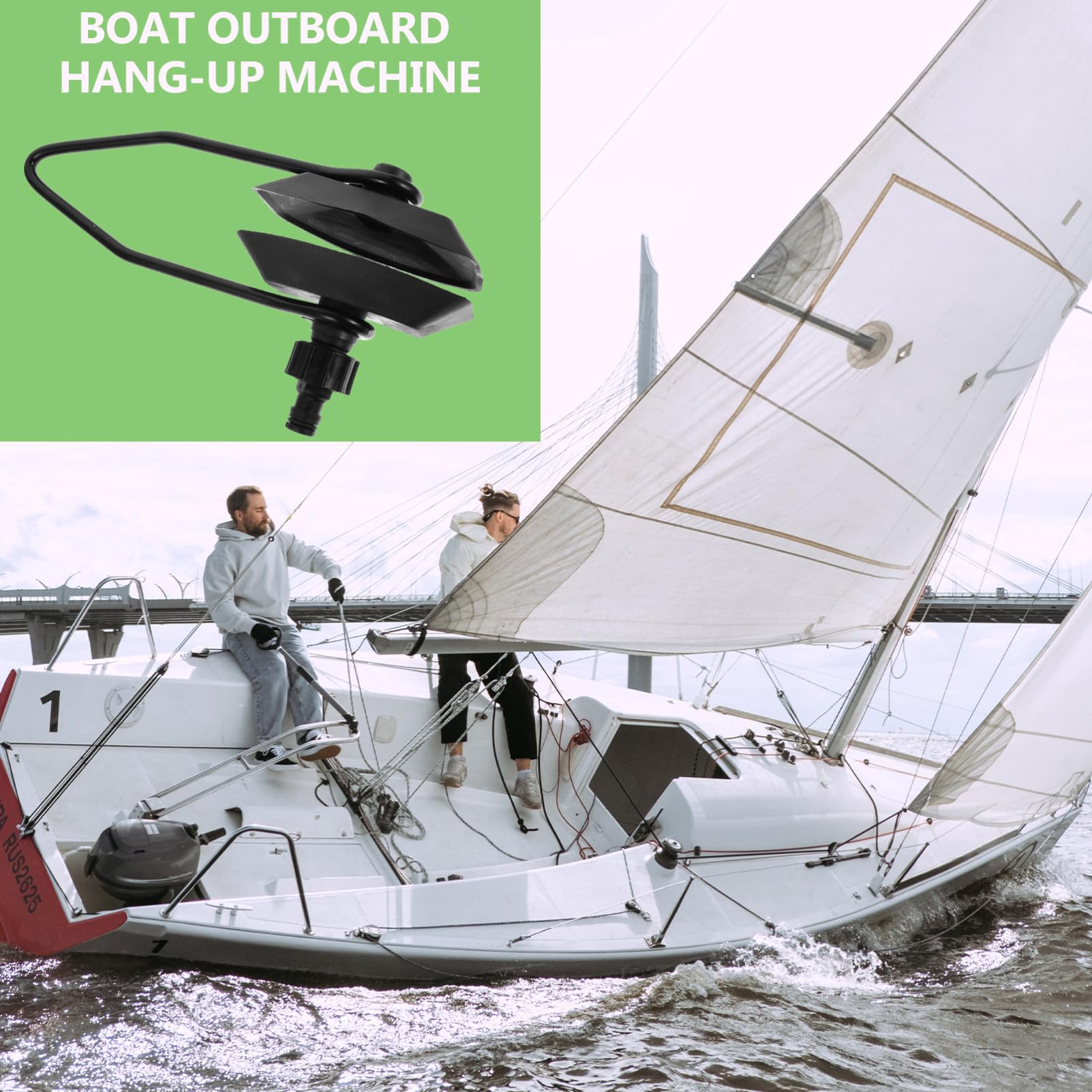 ifundom 1 Stück Universal Marine Flusher Sump Außenbordmotor Wasserspüler Außenbordmotorreiniger Marine Motor Flusher Bootszubehör Motorreinigungszubehör Spülmuffen Schwarz Abs