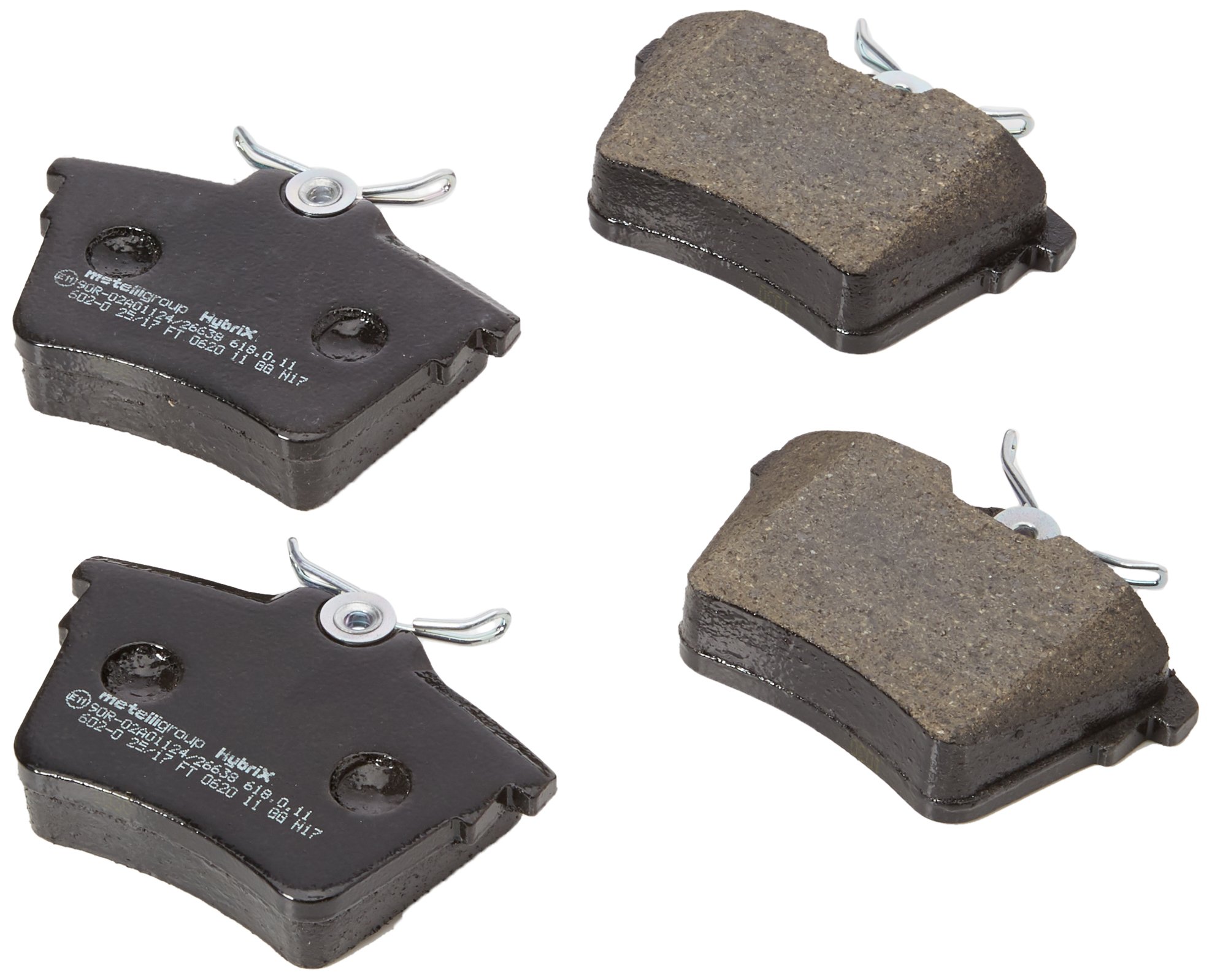 metelligroup 22-0602-0 Plaquettes de Frein, Made in Italy, Pièce de Rechange pour Voiture, Certifiés ECE R90, Sans Cuivre
