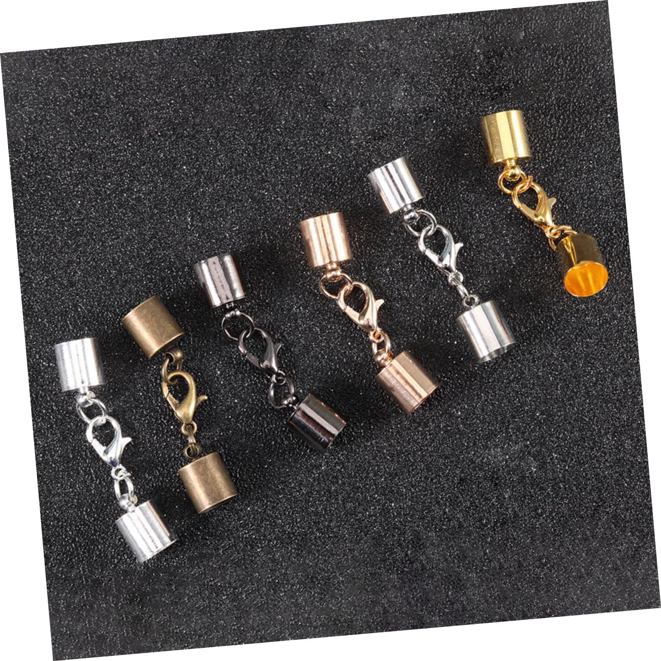 ARTIBETTER 3 Set Chiusure Moschettone Per Gioielli Fai Da Te Da Metallo Colori Variati Per Braccialetti E Collane Accessori Per Creazioni Diy Resistente E Duraturo Facile Da Usare 60 Pezzi*3