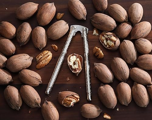 Miniatura 5 de New Star Foodservice 27976 - Galletas de mariscos de langosta de aleación de zinc pesado, plateado, juego de 6