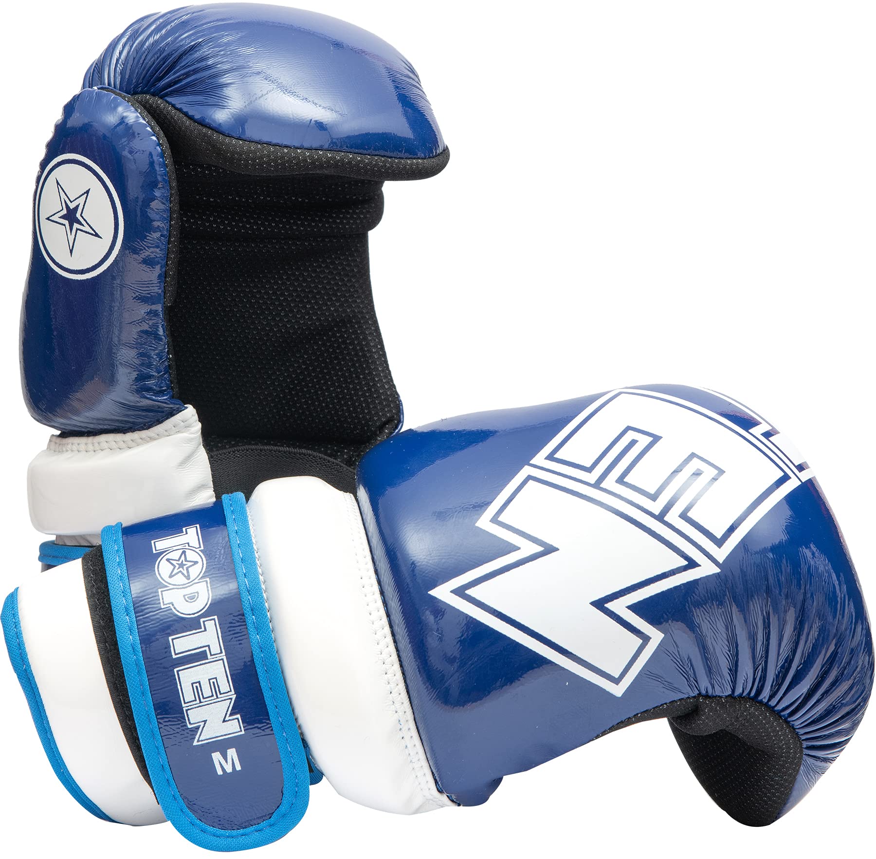 TOP TEN Pointfighter Glossy Block | Kickbox-Handschuhe | WAKO Approved | Original TOP TEN