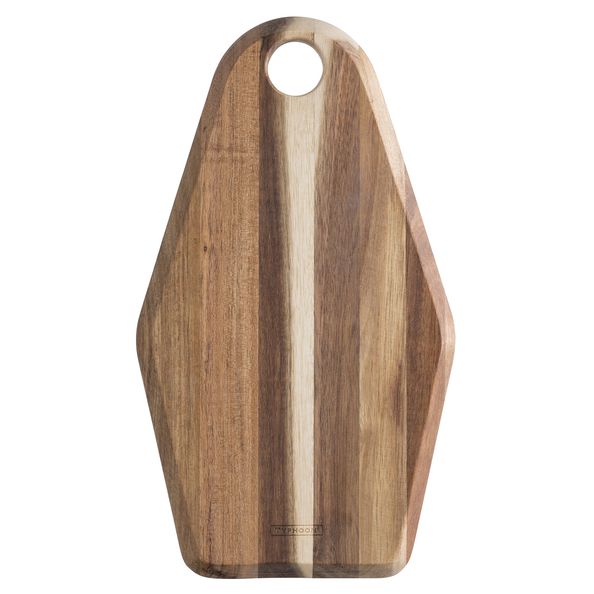 Typhoon Modern Kitchen Wood Chopping Board, Wood, Acacia, 33 x 22 x 1 cm