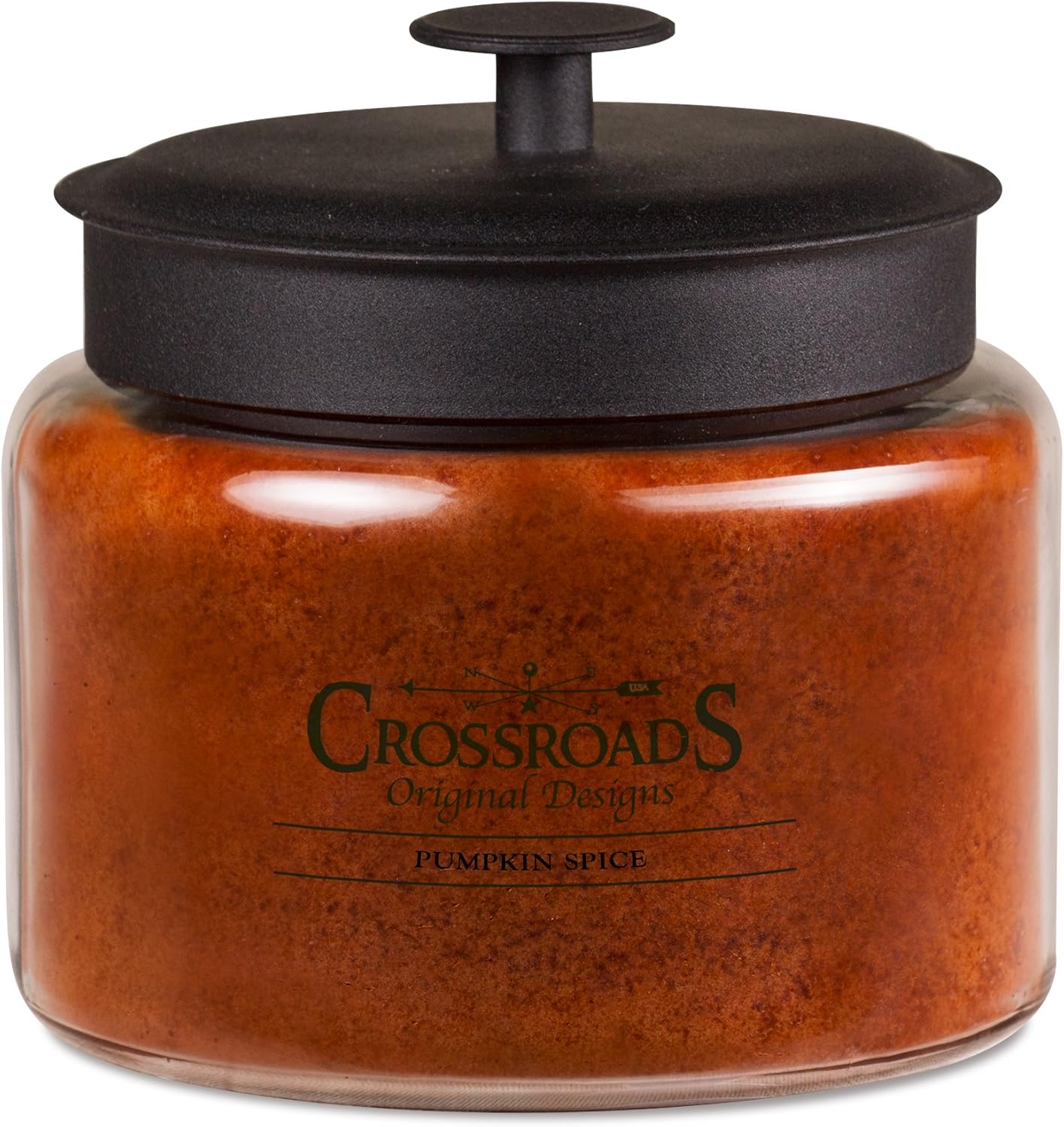 Crossroads Pumpkin Spice Scented 4-Wick Candle, 64 Ounce