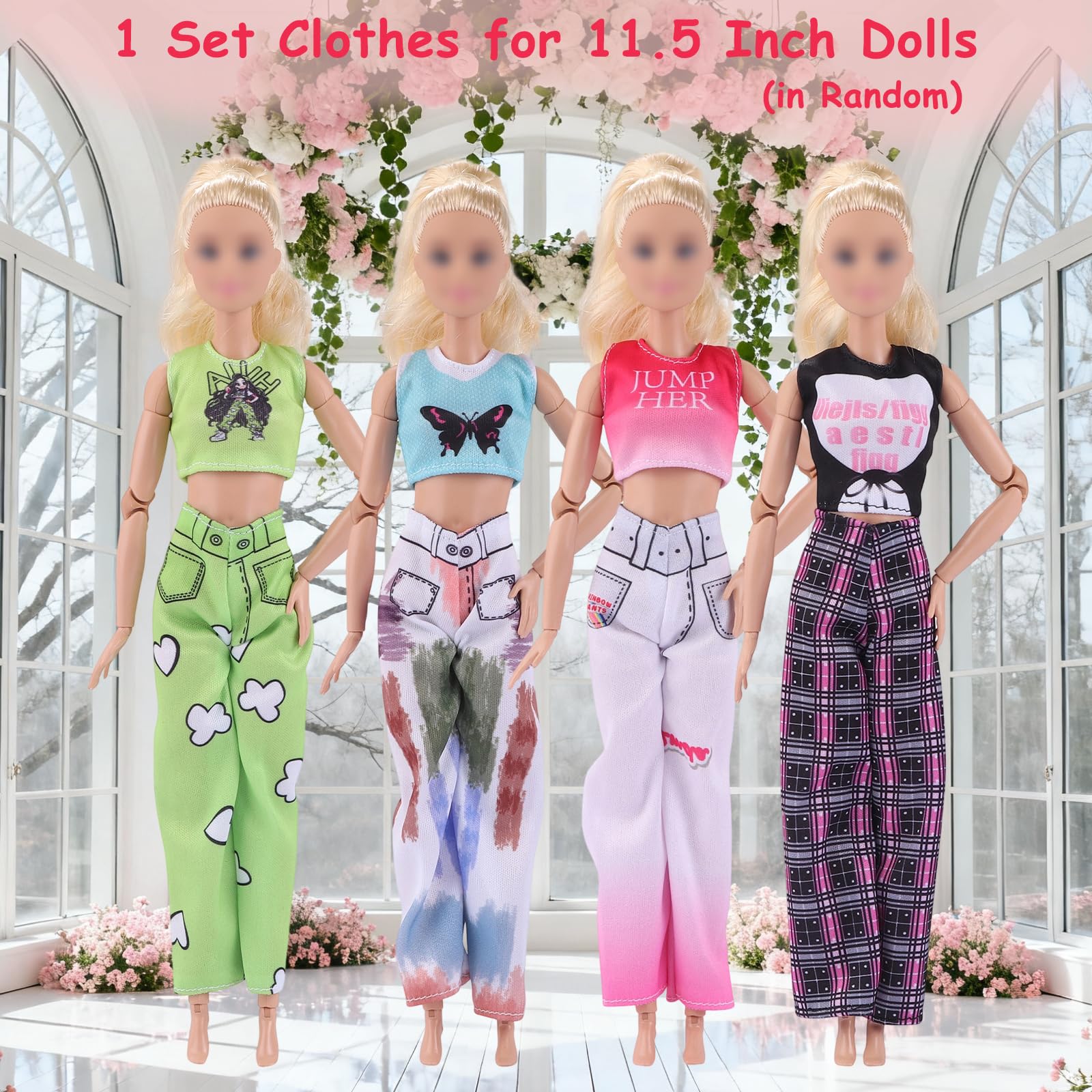 20Pcs Doll Clothes Outfit - Image 3