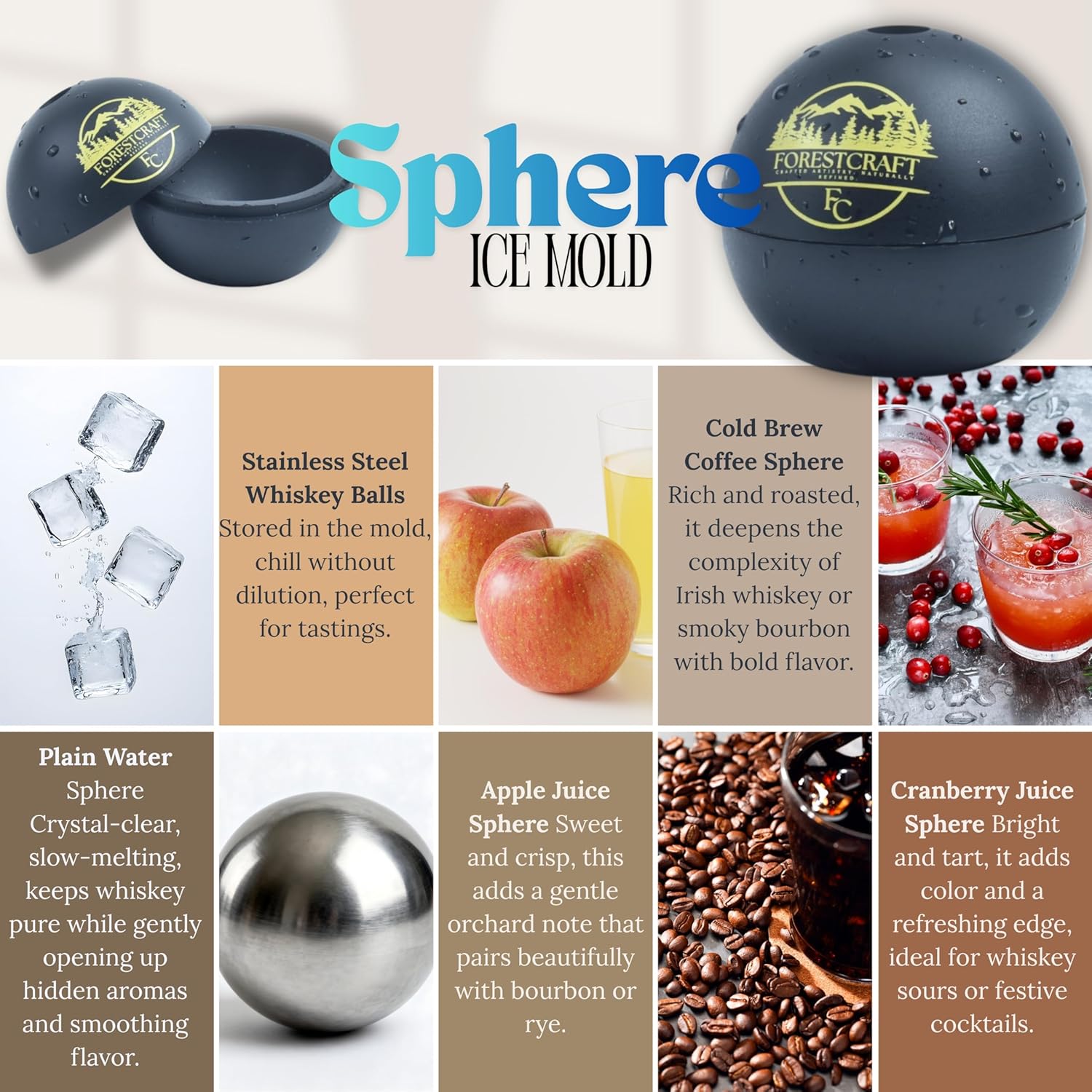 Charred Wooden Whiskey Glass Gift Set of 2 – Hand-Fired Jujube Charred Wooden Bourbon Drinking Glass with Stainless Steel Balls, Coasters, Ice Containers & Whiskey Book – No Varnish Premium Barware