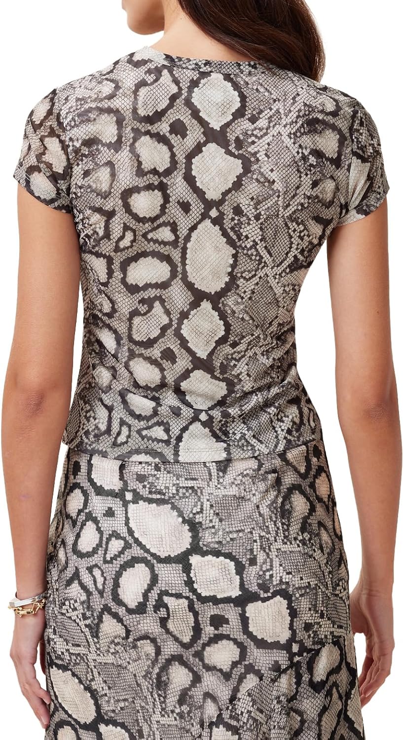 AllSaints Women's Ellie Mesh Tee - Image 6