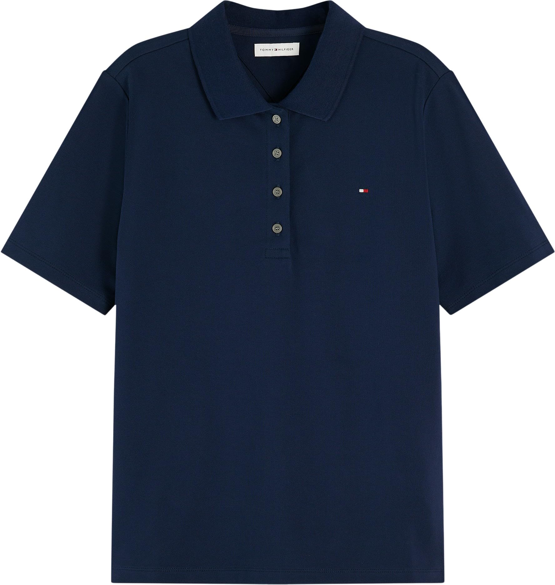 Tommy Hilfiger Damen Poloshirt Kurzarm Regular Fit – Bild 5