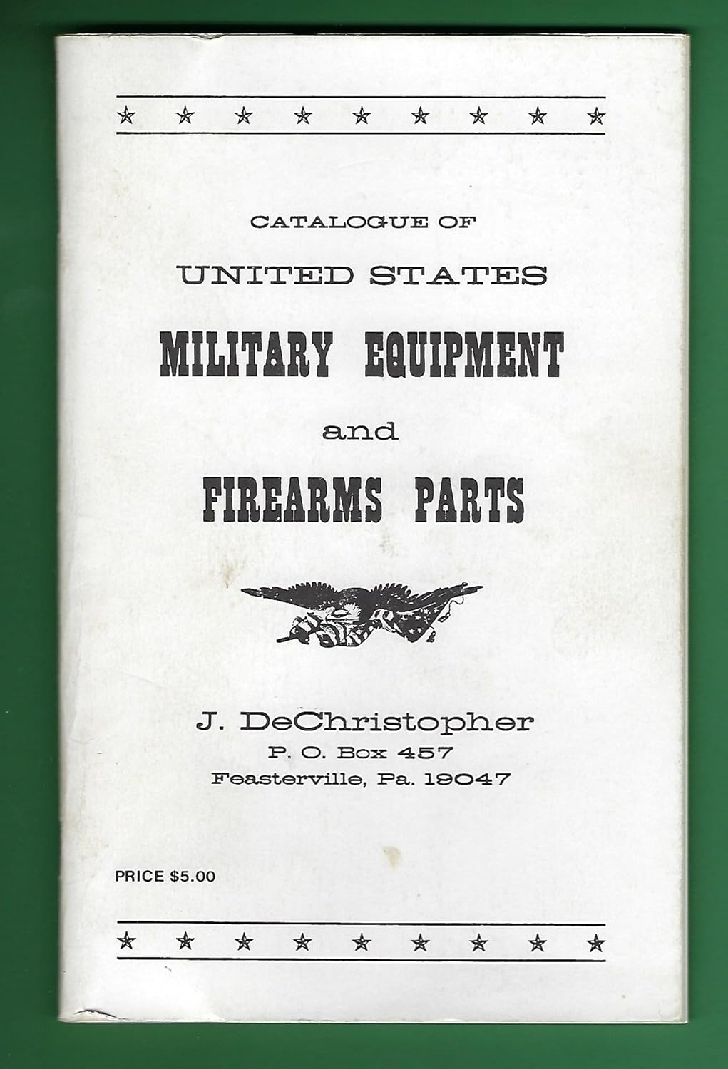 Catalogue of United States Military Equipment and Firearms Parts J
