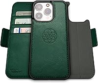 Vista 172 de Dreem Fibonacci - Funda tipo cartera para iPhone 14 Plus Funda desmontable de piel vegana 2 en 1 con soporte integrado, soporte para tarjetas