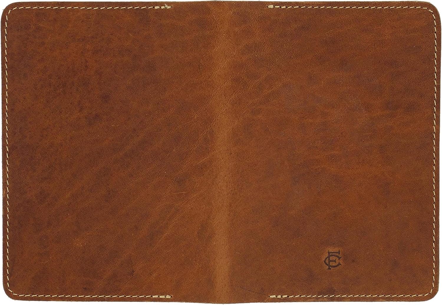 FC Goods Leather Notebook Cover - 6.5in Protector with Pockets, Handcrafted with Vintage Baseball Gloves by FC Goods