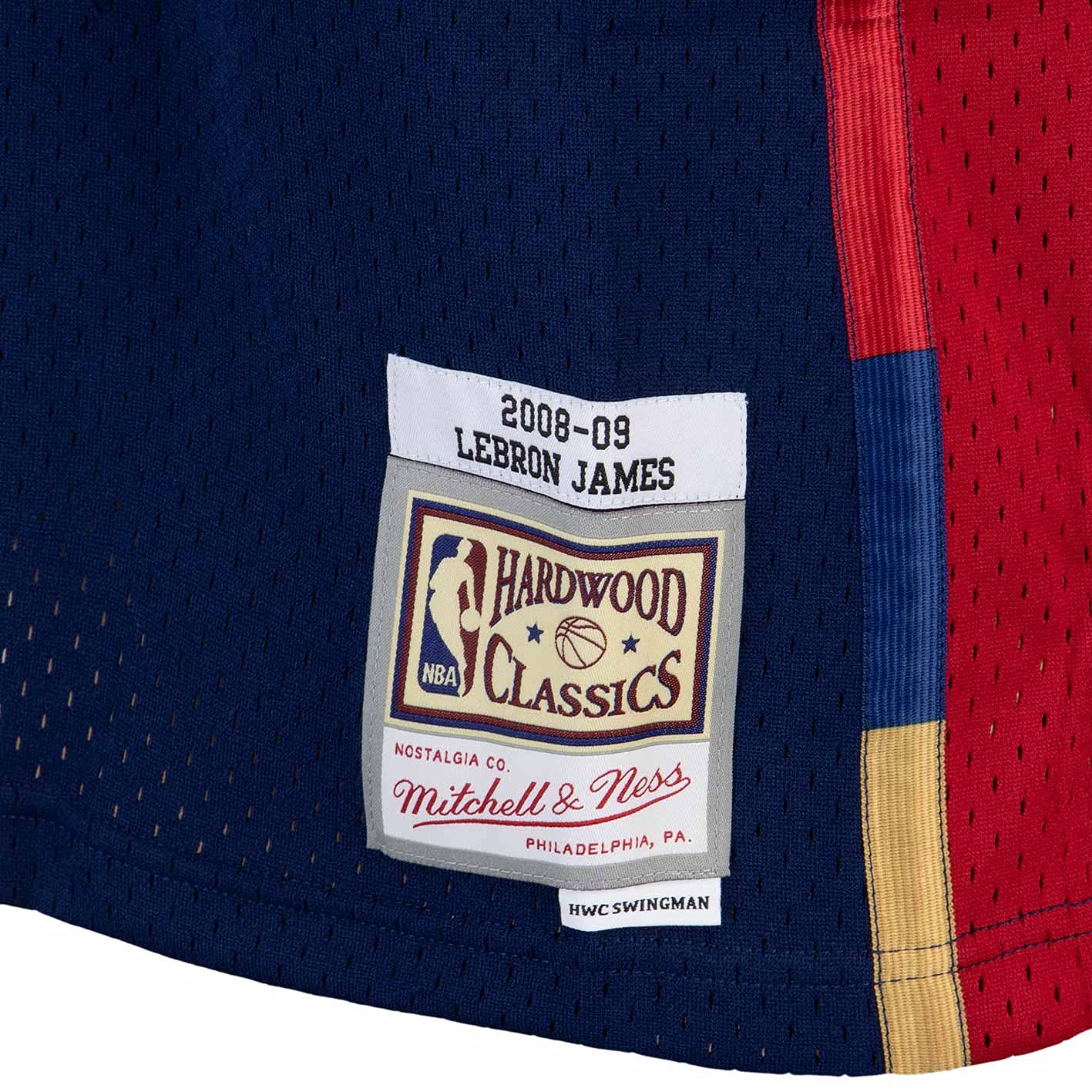 Mitchell & Ness Swingman Lebron James Cleveland Cavaliers 08/09 Trikot