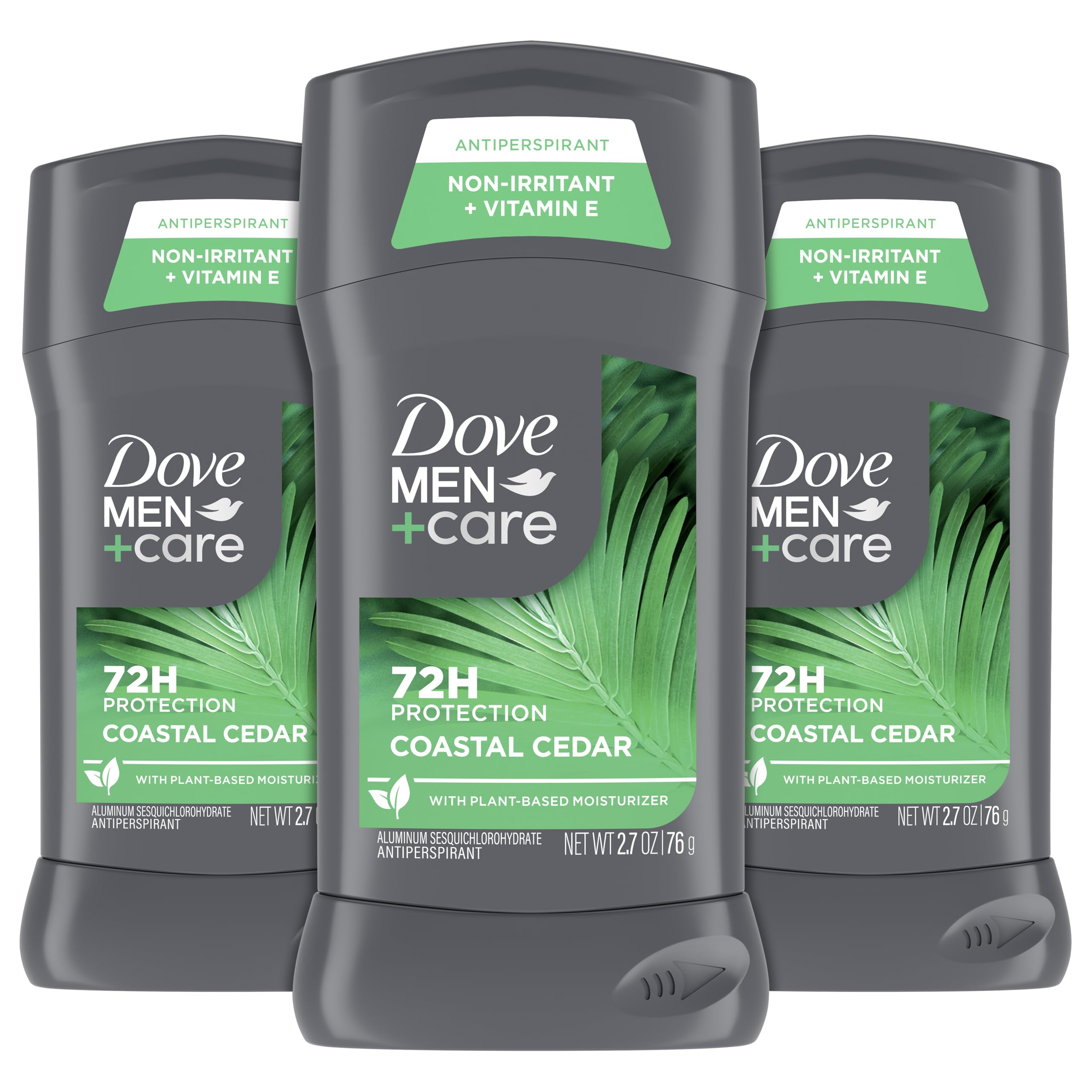 DOVE MEN CARE Antiperpirant 3 Pack Coastal Cedar Deodorant for Men 2 7 oz
