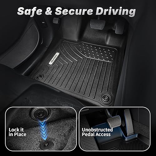 Miniatura 2 de OEDRO Alfombrillas para Jeep Grand Cherokee 2022-2025 de 5 asientos (incluye 4xe no para WK o L), alfombrillas para todo tipo de clima, tapete de