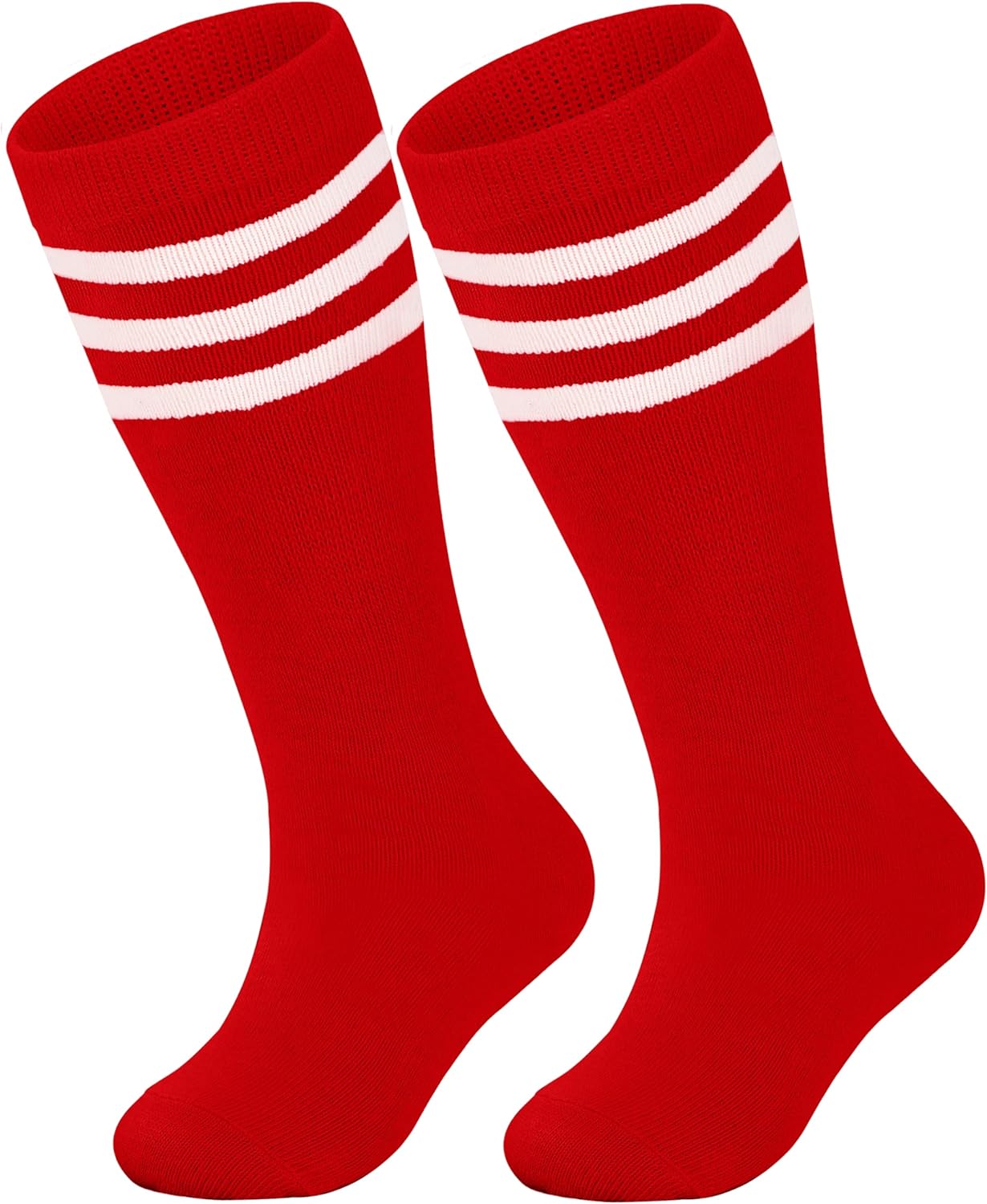 Urban Virgin Kids Soccer Socks Athletic Knee High Tube Toddler Baseball and Football Socks for Boys and Girls