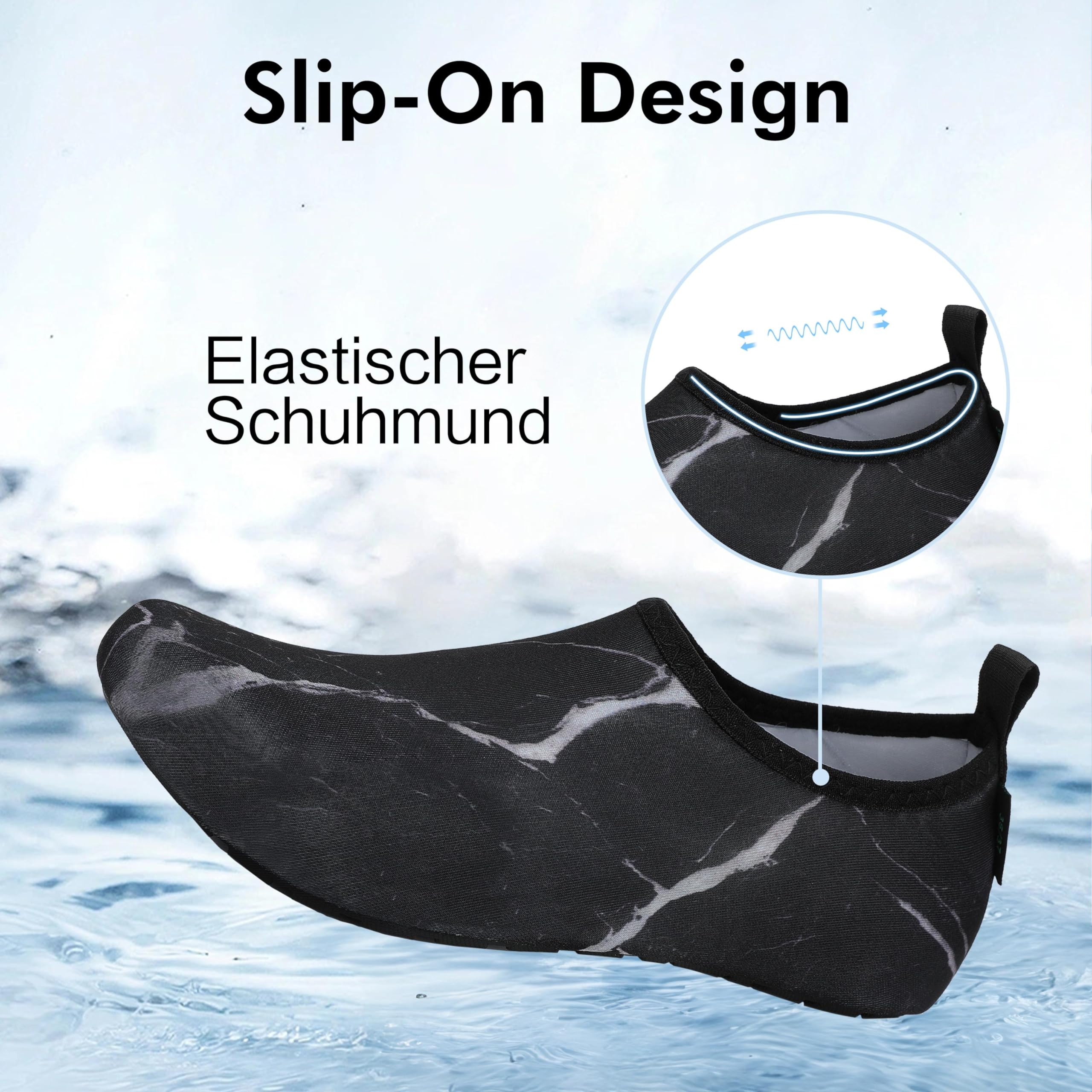 SAGUARO Scarpe da Scoglio Donna Uomo da Immersione Scarpette da Surf Water Shoes Barefoot per Bagno Spiaggia Mare Snorkel Yoga