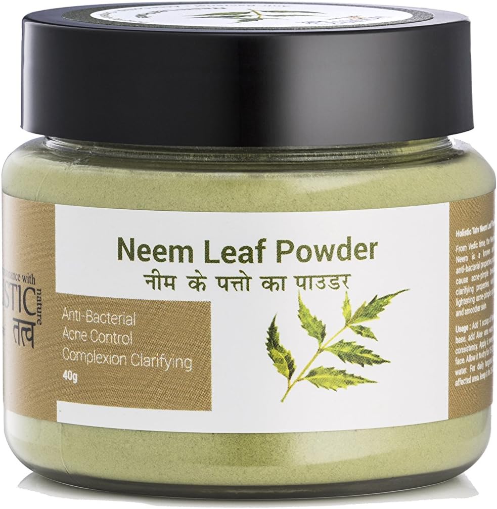 Holistic Tatv Neem Leaf Powder for acne -pimple spot & blemish removal