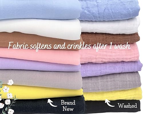 Miniatura 6 de Mantas de muselina de algodón prémium para niños recién nacidos (camello)