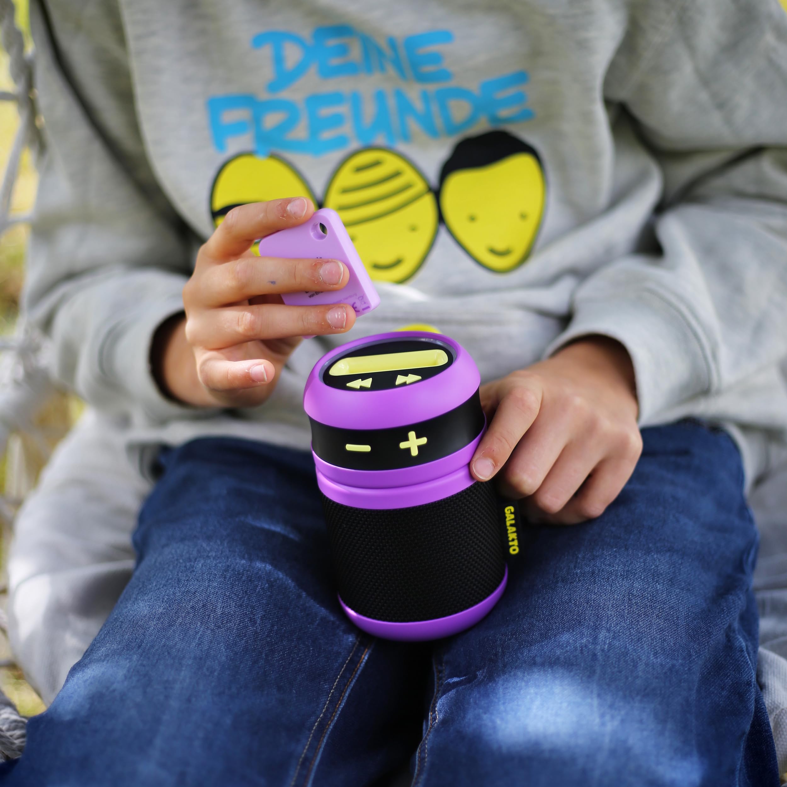 Galakto Kinder Musik- und Hörspielplayer Deine Freunde Edition, inkl. DF Token, ohne Internet, lange Akkulaufzeit