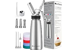 Exotic Whip: Otis Classic Stainless Steel Whipped Cream Dispenser