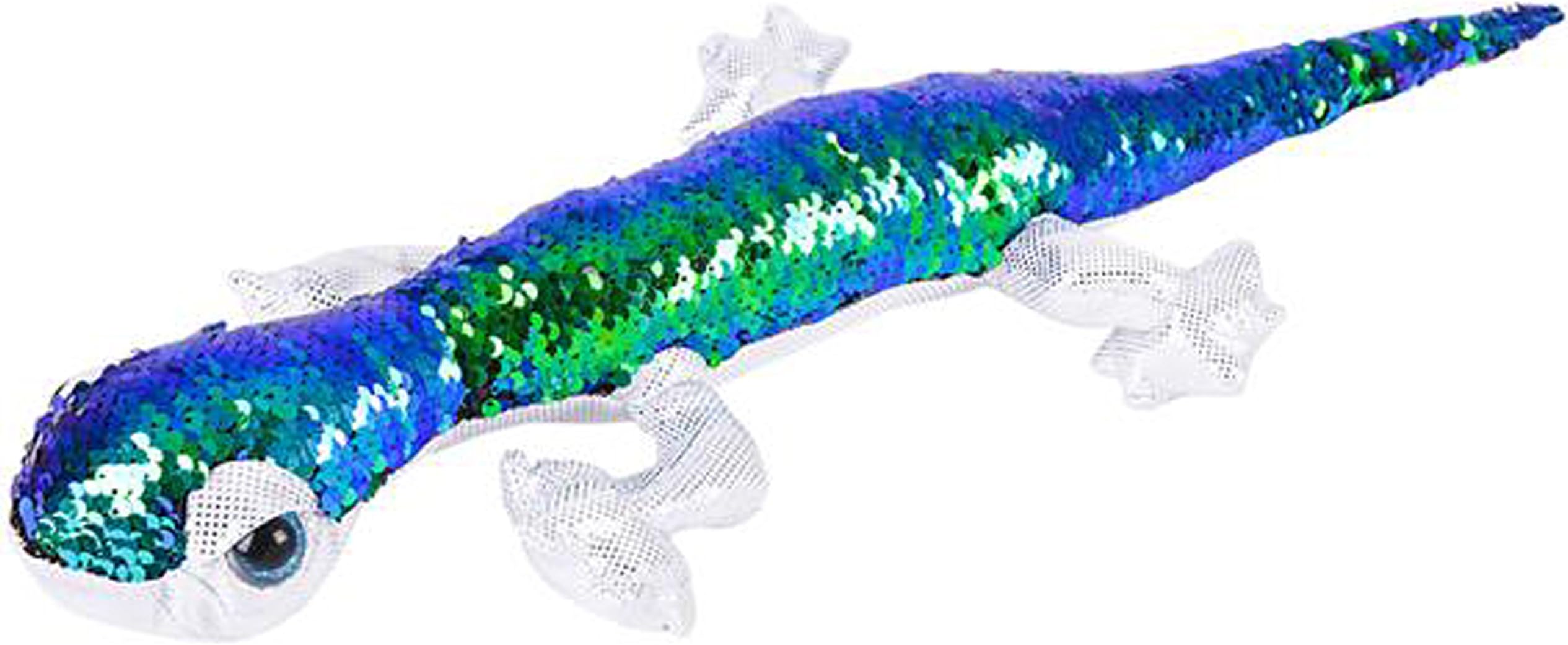 Adventure Planet Reversible Mermaid Sequins Geko 18" Plush