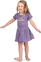 Vista 17 de Little King NCAA Knobby - Vestido para niñas pequeñas, tallas 2T, 3T y 4T