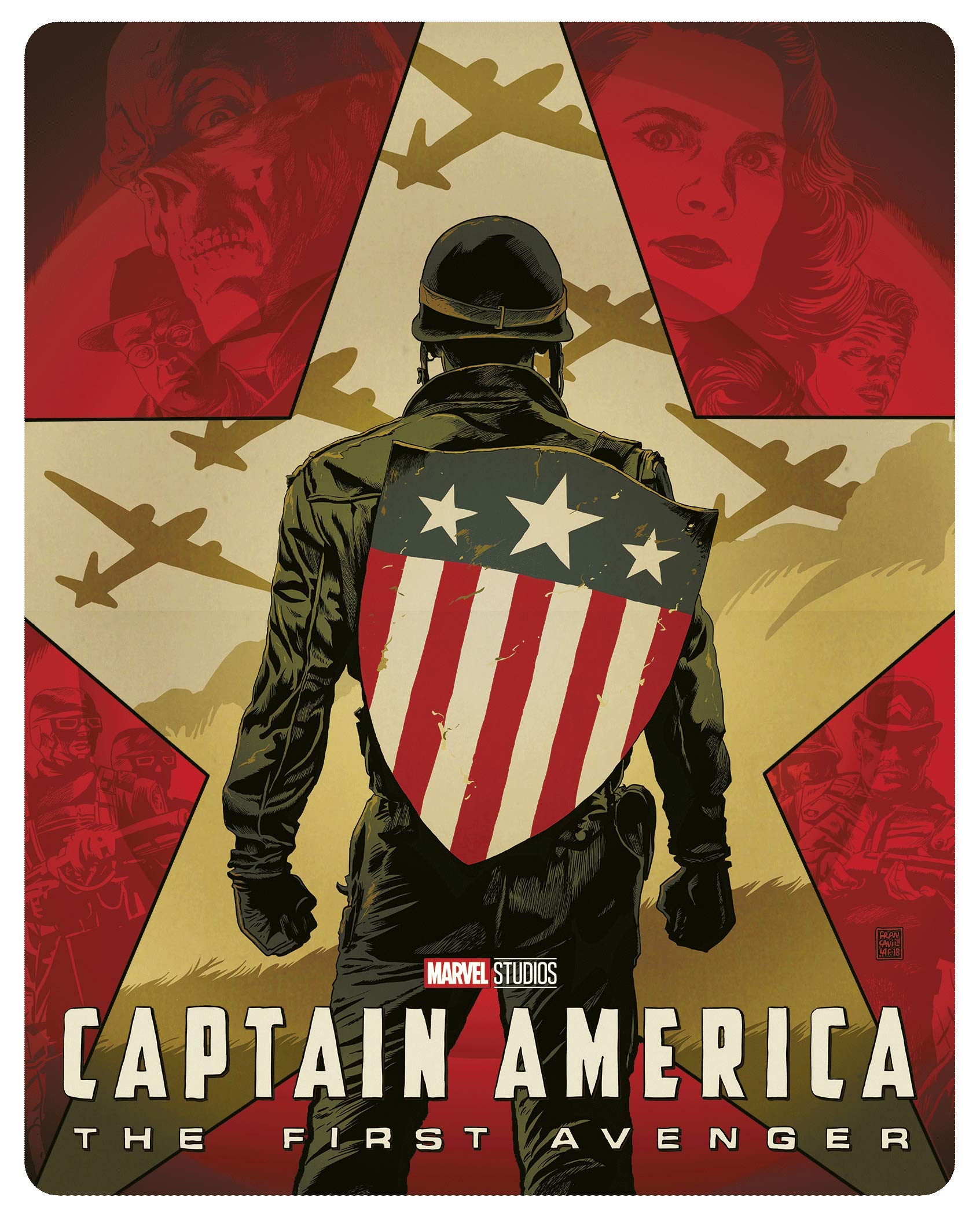 Captain America : The First Avenger [Mondo SteelBook-4K Ultra-HD + Blu-Ray]
