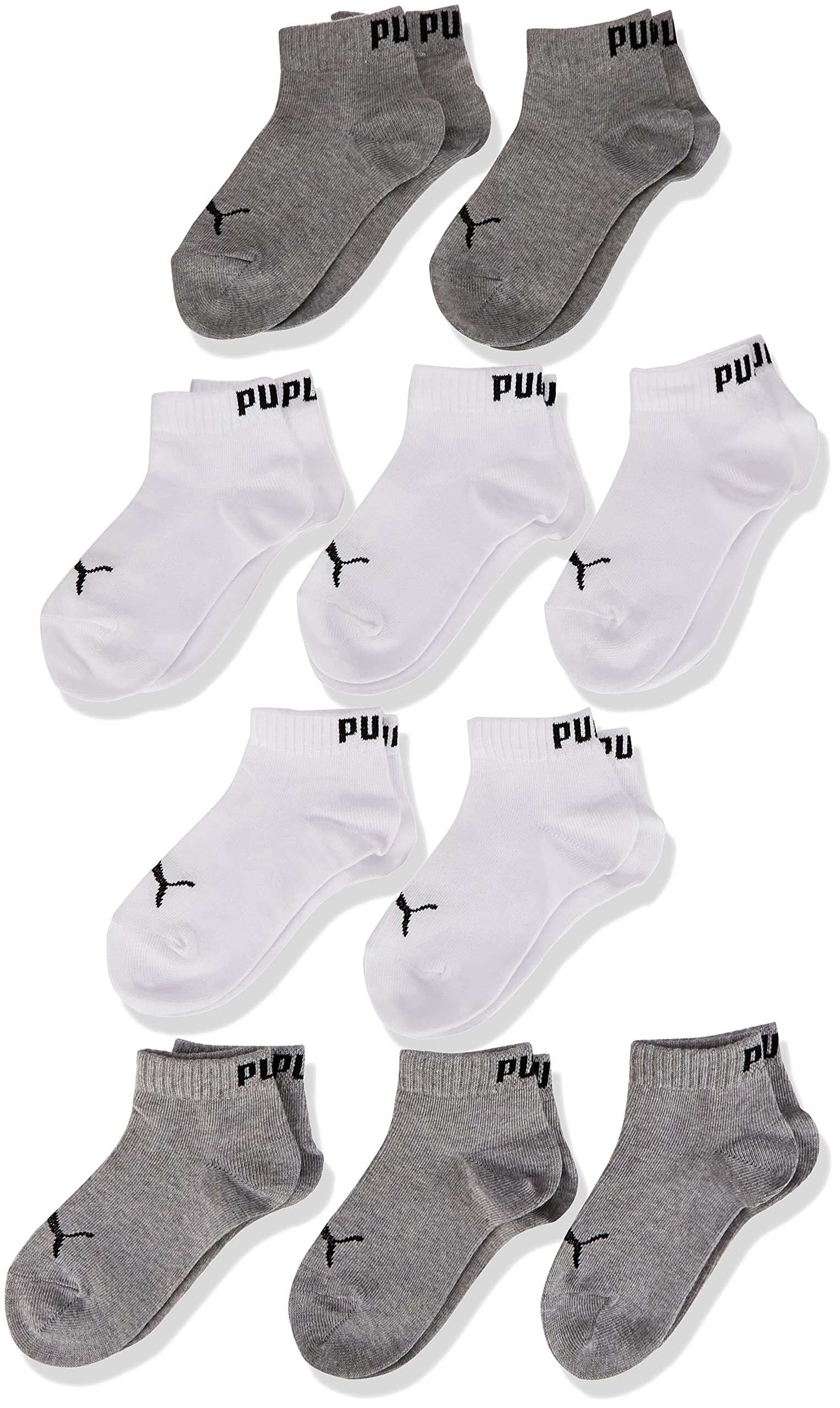 Puma Unisex kids KIDS QUARTER 10P AMAZON QUARTERS, grey/white, 31/34