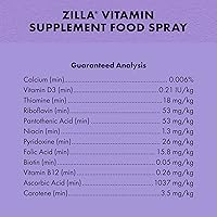 Vista 5 de Zilla Suplemento vitamínico en aerosol para alimentos, con caroteno, suplemento multivitamínico en aerosol para reptiles