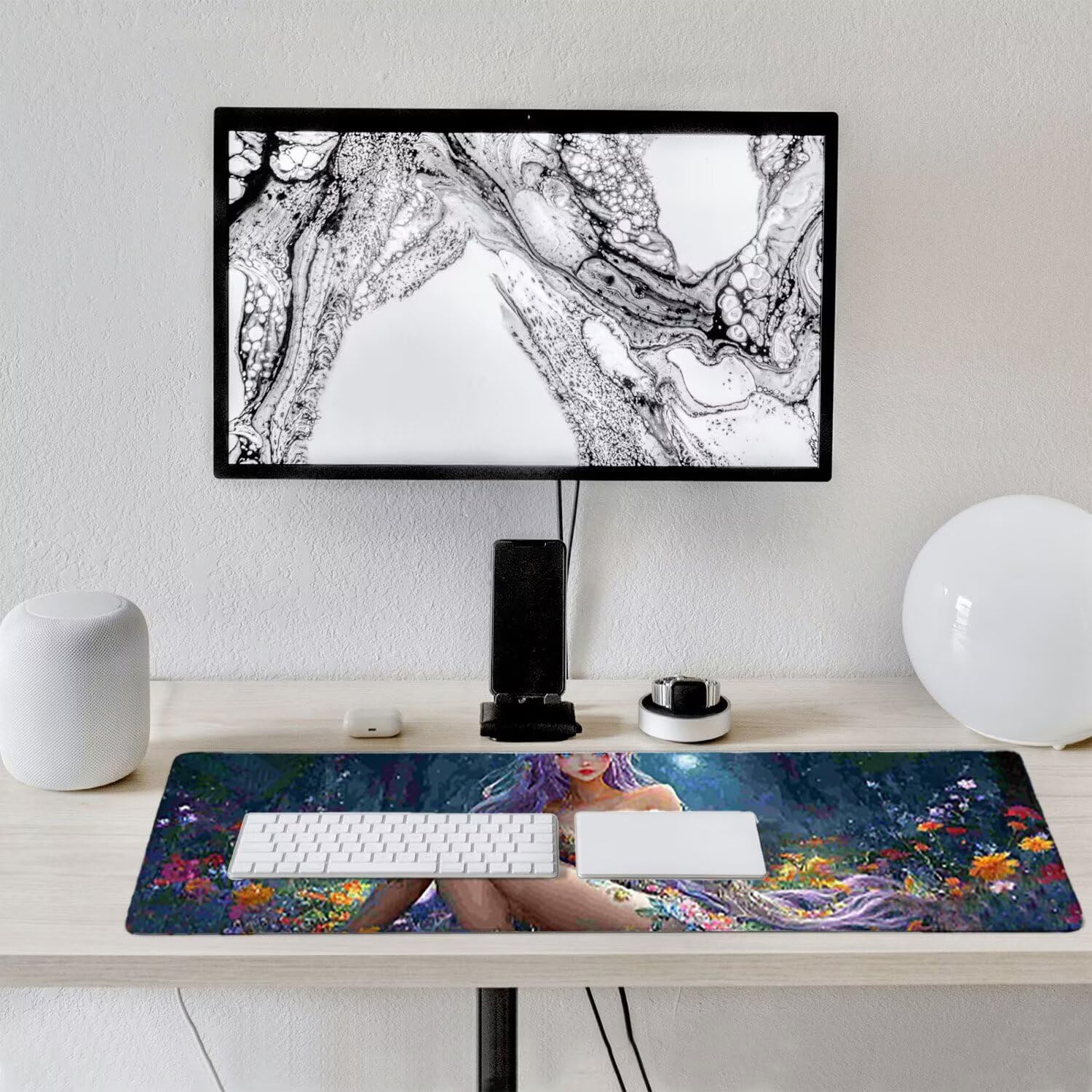 Podkładka pod mysz do gier, 1400 x 600 mm XXL Podkładka pod mysz do gier, duża, antypoślizgowa, wodoodporna, iExtended długa podkładka pod mysz do klawiatury XXL, akcesoria biurowe, do gier, komputera
