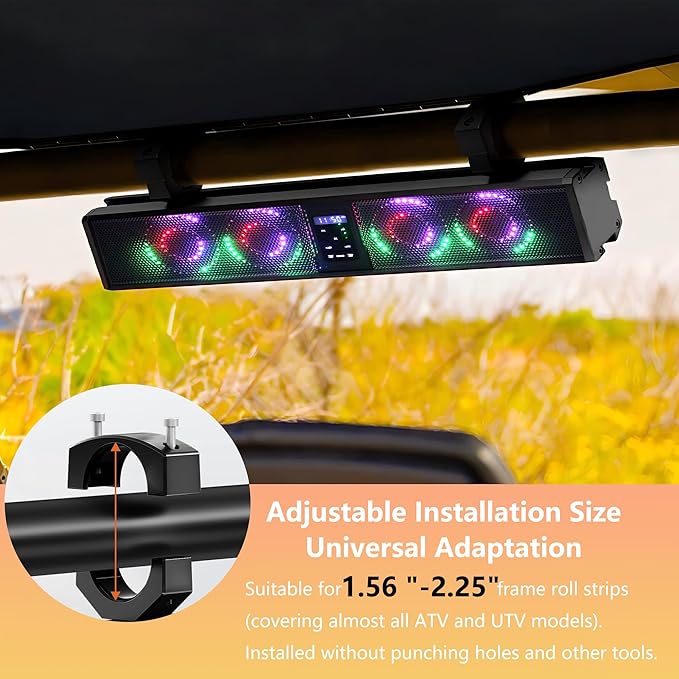 Barra de Sonido para Carro de Golf 26 Pulgadas 500W miniatura 6