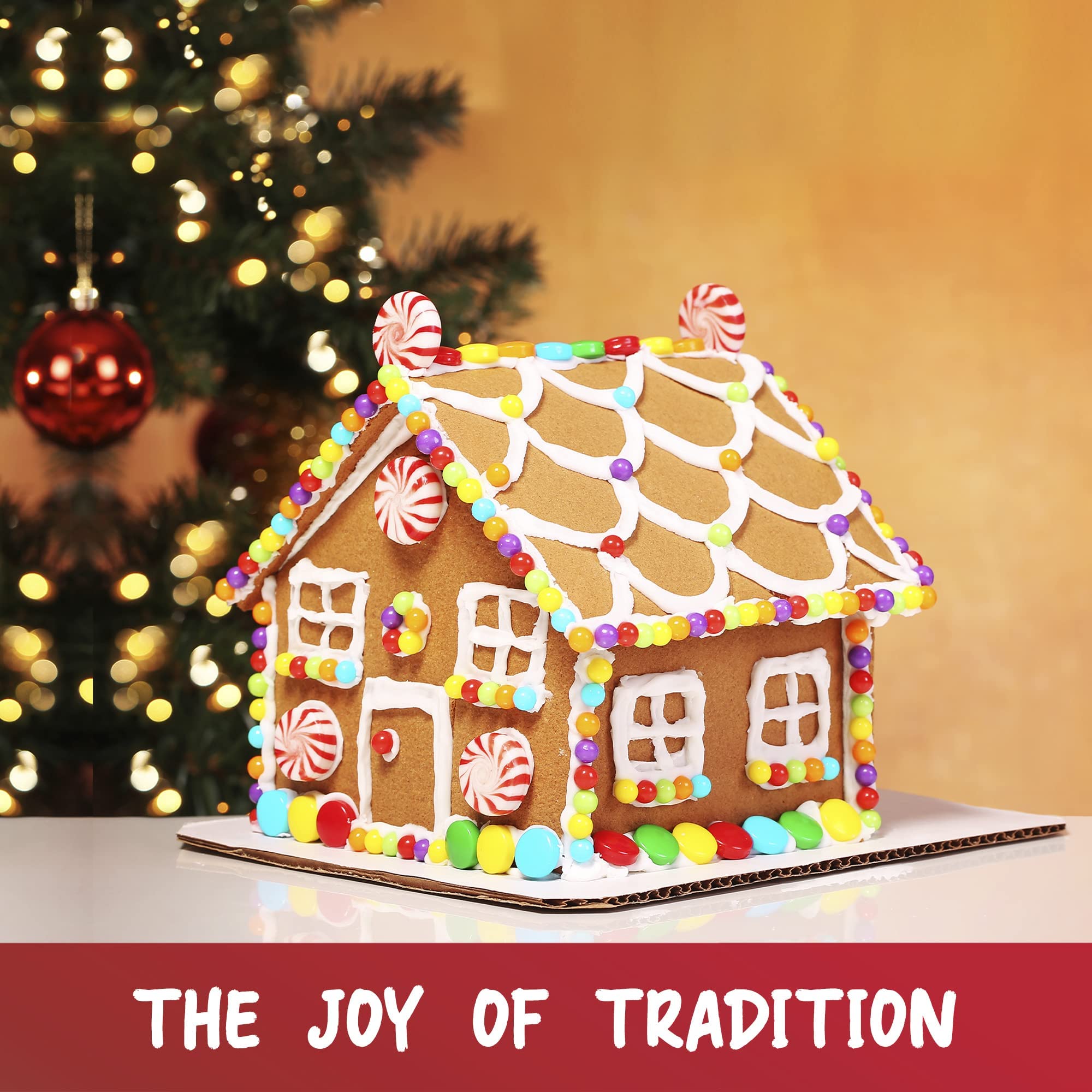 Gingerbread House Kit, PreBaked & PreAssembled BIG Traditional