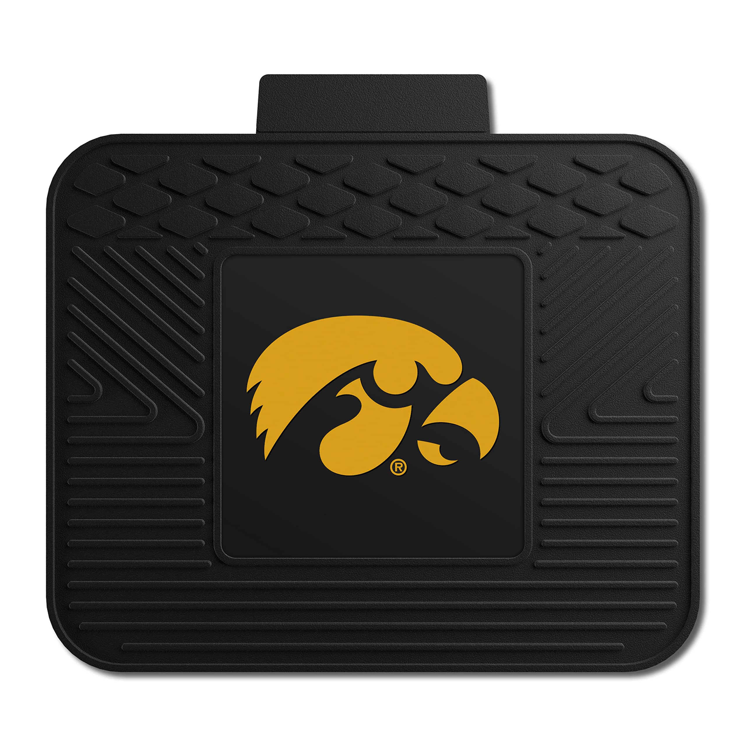 Caseys Distributing 4298900074 Iowa Hawkeyes Heavy Duty Vinyl Rear Seat Car Utility Mat